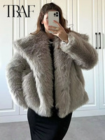 TRAF Metal Color Sequin Woven Jacket 4